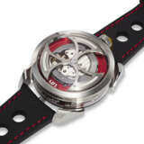 MB&F, M.A.D. 1 RED, A FINE STEEL WRISTWATCH WITH LATERAL TIME DISPLAY - фото 4
