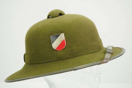 Wehrmacht : Tropenhelm des Afrikakorps, 2. Modell. - Foto 3