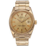 ROLEX, REF. 1601, DATEJUST, A VERY FINE AND RARE 18K PINK GOLD WRISTWATCH WITH DATE - фото 1