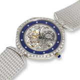 PATEK PHILIPPE, REF. 3897/2, A VERY FINE AND EXTREMELY RARE 18K WHITE GOLD AND DIAMOND-SET WRISTWATCH - фото 2