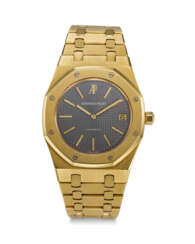 AUDEMARS PIGUET, REF. 14802BA, ROYAL OAK “JUBILEE”, A VERY FINE AND RARE 18K YELLOW GOLD BRACELET WATCH WITH DATE, NUMBER 109 IN A LIMITED EDITION OF 1000 EXAMPLES