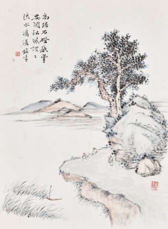 JIAN QINZHAI (1888-1950) / ZHANG YONGTANG (19-20TH CENTURY) / ZHA YAN’GU (19-20TH CENTURY) - Foto 9