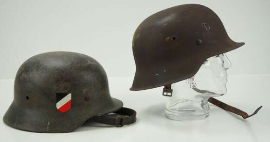 3. Reich : Heeres- und Luftwaffen-Stahlhelm. - photo 3