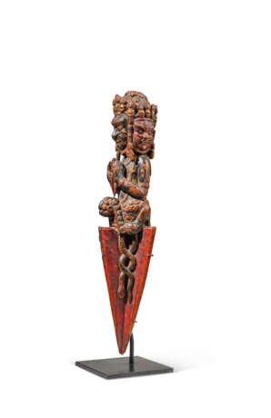 PHURBU EN BOIS POLYCHROME - photo 2