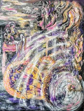 " В потоке света" Leinwand auf dem Hilfsrahmen акриловые краски на холсте Abstrakter Expressionismus Moldau 2022 - Foto 1