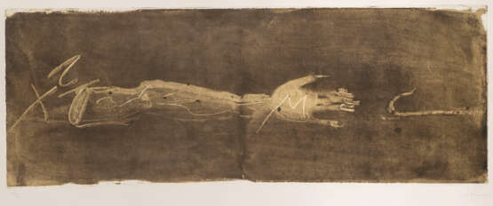 ANTONI TÀPIES BLATT AUS 'LLUL-TAPIES' (1985) - Foto 1