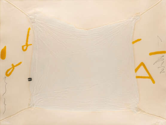 ANTONI TÀPIES 'MOCADOR LLIGAT' (1972) - Foto 1