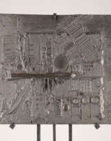 WERNER KAUSCH RELIEF AUS GUSSSTAHL (OHNE TITEL)