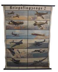 Luftwaffe : Schulungsplakat Flugzeuge.