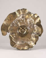 LOTHAR KLUTE WANDUHR AUS BRONZE