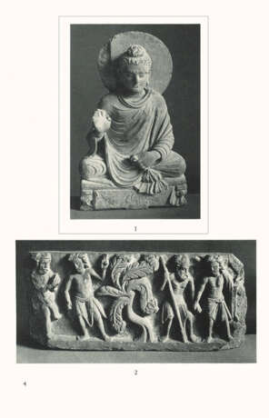 Feine Figur des Buddha Shakyamuni aus grauem Schiefer - photo 8
