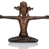 Exzellente und extrem seltene Bronze des Indra in Gefangenschaft - Foto 1