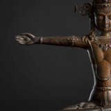Exzellente und extrem seltene Bronze des Indra in Gefangenschaft - Foto 8