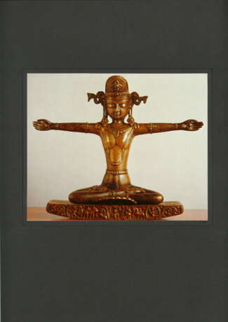 Exzellente und extrem seltene Bronze des Indra in Gefangenschaft - Foto 14