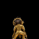 Bedeutende feuervergoldete Bronze des Takkiraja - Foto 5