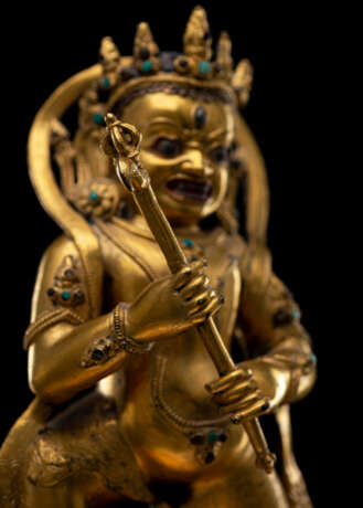 Bedeutende feuervergoldete Bronze des Takkiraja - фото 6