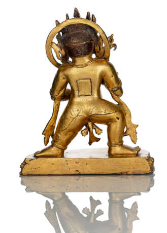 Bedeutende feuervergoldete Bronze des Takkiraja - фото 12