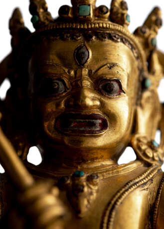 Bedeutende feuervergoldete Bronze des Takkiraja - фото 16