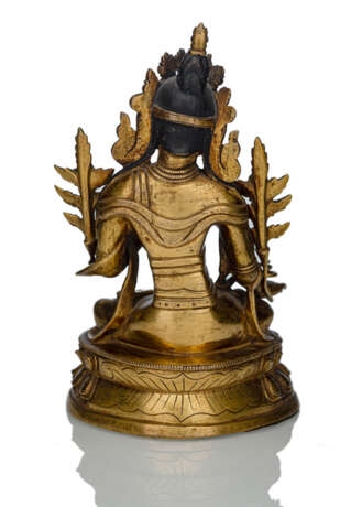 Feuervergoldete Bronze der Sitatara - Foto 2
