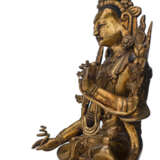 Feuervergoldete Bronze der Sitatara - photo 4