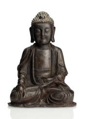 Bronze des Buddha im Meditationssitz