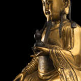 Seltene und große feuervergoldete Bronze des Königs der Medizin 'Yaowang' - photo 3
