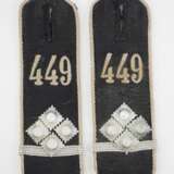 HJ : Paar Schulterstücke eines Oberstammführers im Streifendienst des Bann 449 - Gandersheim. - фото 1
