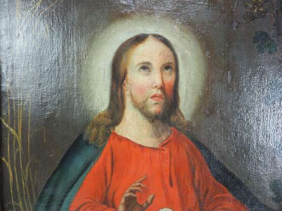 Jesus Christus segnet Brot und Wein, 19. Jh. - фото 3