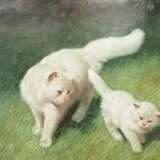 Arthur Heyer (1872-1931), zwei Katzenporträts - Katzenleben. - photo 2