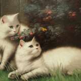 Beno Boleradszky (Boleradsky) (1885-1957), Zwei Katzen mit Schmetterlinge. - photo 2