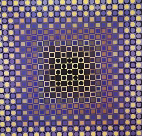 Victor Vasarely (1906-1997), Folklore Planetaire - Op-Art. - Foto 2