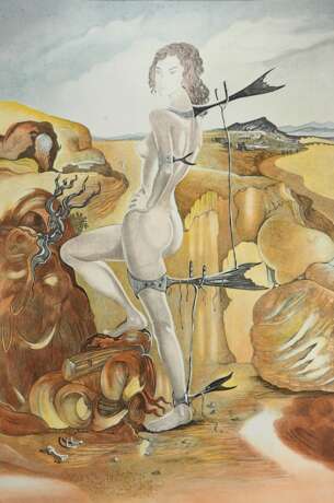 Salvador Dalí, Kostüm für einen Akt mit Dorschschwanz, 1984. - фото 1