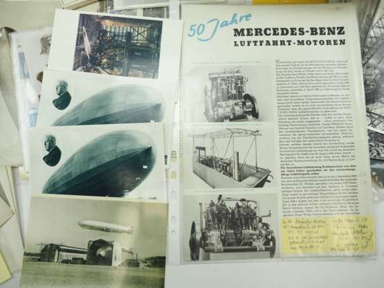 Großes Konvolut Zeppelin/ Flugmotor/ Flugzeugbau und Co. - Foto 7