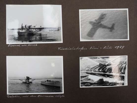 Lot Fotos und Postkarten Zeppelin/ Luftfahrt. - Foto 2