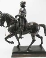 Bronzeskulptur nach Andrea Verrocchio (1435-1488).