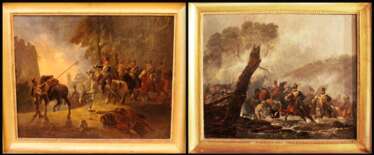 Gessner Conrad. Пара картин “Сцены войны 1812 года”. 1818 год.