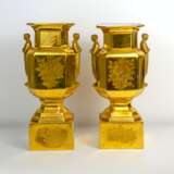 фарфоровe ваз в стиле ампир оk 1820 г 2 pièces Porcelaine France Empire français (1804-1815) 1820 - photo 2