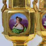 фарфоровe ваз в стиле ампир оk 1820 г 2 шт. Фарфор Франция Французский ампир (1804-1815) 1820 г. - фото 3