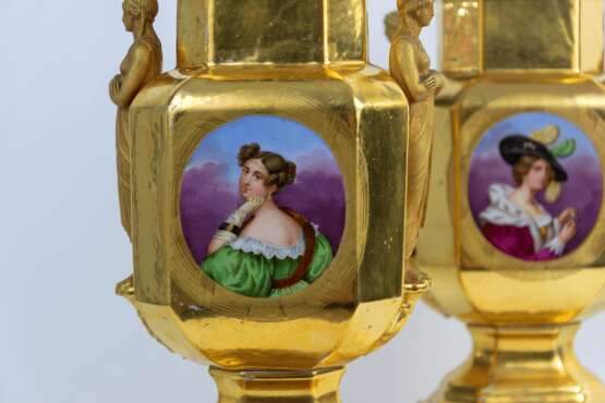 фарфоровe ваз в стиле ампир оk 1820 г 2 pcs. Porcelain France French Empire (1804-1815) 1820 - photo 3