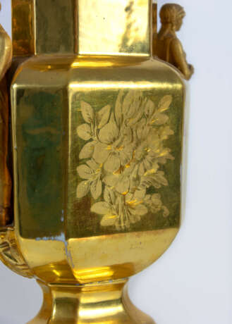фарфоровe ваз в стиле ампир оk 1820 г 2 шт. Фарфор Франция Французский ампир (1804-1815) 1820 г. - фото 4