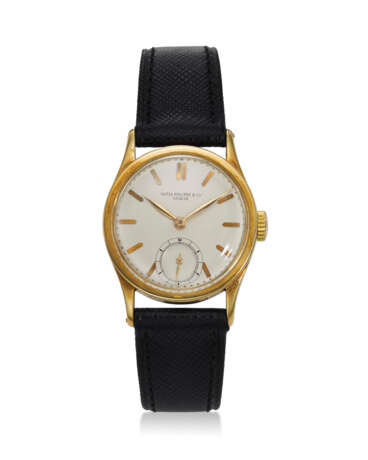 PATEK PHILIPPE, REF. 96, CALATRAVA, A FINE 18K YELLOW GOLD WRISTWATCH WITH SUBSIDIARY SECONDS - Foto 1