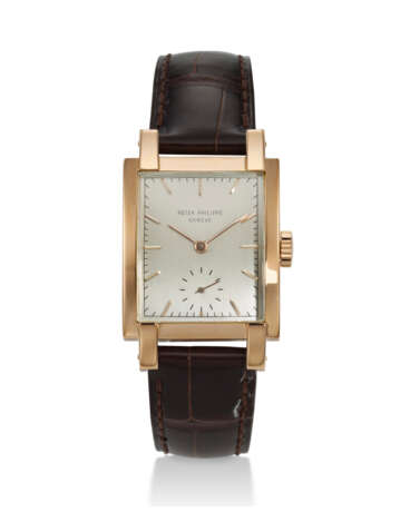 PATEK PHILIPPE, REF. 2443, A VERY FINE 18K ROSE GOLD WRISTWATCH WITH SUBSIDIARY SECONDS - photo 1