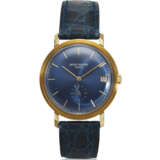 PATEK PHILIPPE, REF. 3445, CALATRAVA, A FINE 18K YELLOW GOLD WRISTWATCH WITH DATE AND SUBSIDIARY SECONDS - Foto 1