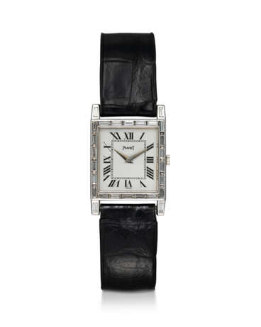 PIAGET, REF. 9194, A VERY FINE 18K WHITE GOLD AND DIAMOND-SET WRISTWATCH - фото 1