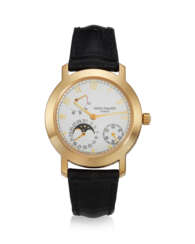 PATEK PHILIPPE, REF. 5055J-001, A FINE 18K YELLOW GOLD WRISTWATCH WITH MOON PHASES, DATE, AND POWER RESERVE