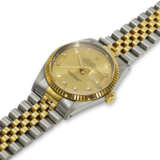 ROLEX, REF. 16013, DATEJUST, A FINE STEEL AND 18K YELLOW GOLD WRISTWATCH WITH DATE AND DIAMOND-SET DIAL - photo 2