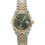 ROLEX, REF. 27834, DATEJUST, A FINE STEEL AND 18K YELLOW GOLD WRISTWATCH WITH DATE AND DIAMOND-SET BEZEL - photo 1