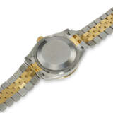 ROLEX, REF. 27834, DATEJUST, A FINE STEEL AND 18K YELLOW GOLD WRISTWATCH WITH DATE AND DIAMOND-SET BEZEL - Foto 3