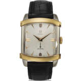 OMEGA, REF. 5705.30.01, MUSEUM COLLECTION N° 6, “TONNEAU REVERSE”, A FINE 18K WHITE AND RED GOLD WRISTWATCH WITH SUBSIDIARY SECONDS, NUMBER 114 IN A LIMITED EDITION OF 1952 EXAMPLES - Foto 1