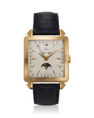 OMEGA, REF. 5756.30.01, MUSEUM COLLECTION N° 2, “COSMIC”, A FINE 18K ROSE GOLD TRIPLE CALENDAR WRISTWATCH WITH MOON PHASES